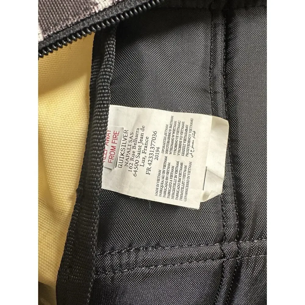 Quiksilver old‎ school Backpack Black/white.